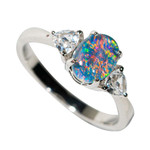 black opal ring