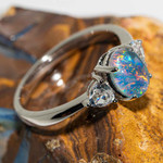 black opal ring