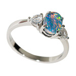 black opal ring