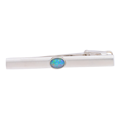 TO THE LIGHT MEN'S AUSTRALIAN BLACK OPAL TIE BAR