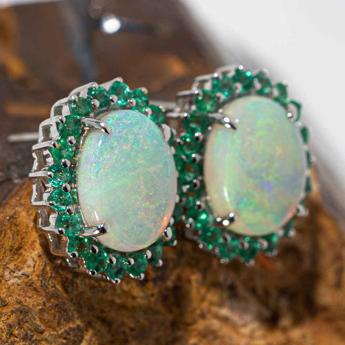 Opal Earrings