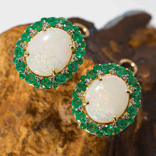 Opal Earrings