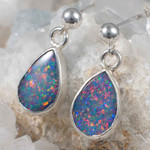  POP SUGAR STERLING SILVER OPAL EARRINGS