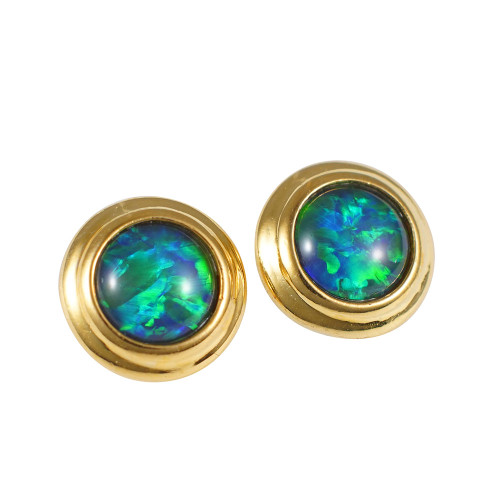 * NOLITA 18KT GOLD PLATED AUSTRALIAN OPAL JEWELRY SET