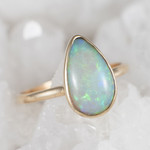 CHROME PIECE14KT GOLD AUSTRALIAN OPAL JEWELRY SET