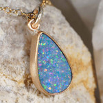 *OPULENT LOVE 14KT GOLD FILLED AUSTRALIAN OPAL JEWELLERY SET