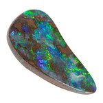 COSMIC GLOW NATURAL SOLID AUSTRALIAN BLACK BOULDER OPAL LOOSE STONE